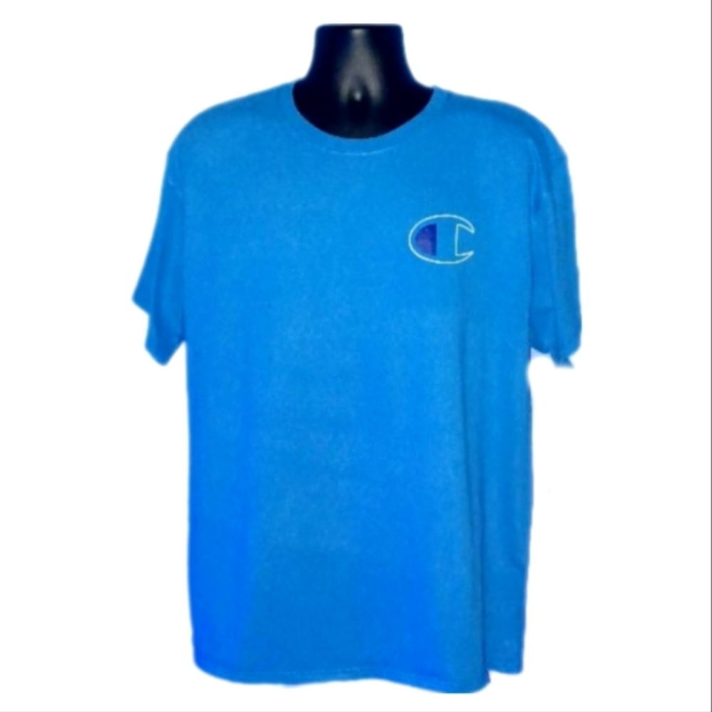 Champion Men's Blue T-Shirt - Picture 2 of 4